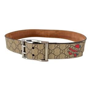 Gucci Love Monogram Belt